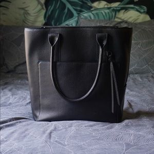 Dagne Dover Charlie Tote Onyx Leather